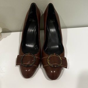 Stuart Weitzman Brown Vintage Heel